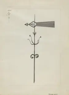 Weather Vane, c. 1936. Creator: Edward L Loper