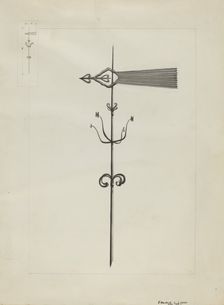 Weather Vane, c. 1936. Creator: Edward L Loper
