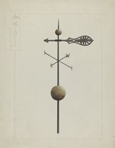 Weather Vane, c. 1936. Creator: Edward L Loper