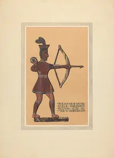Weather Vane, c. 1936. Creator: Elmer G Anderson