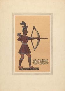 Weather Vane, c. 1936. Creator: Elmer G Anderson