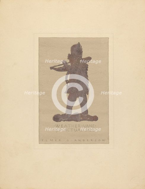 Weather Vane, c. 1936. Creator: Elmer G Anderson.