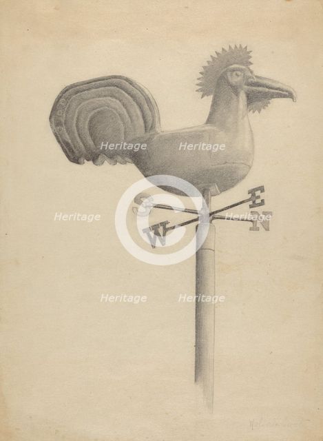 Weather Vane, c. 1936. Creator: Helen Hobart.