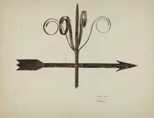 Weather Vane, c. 1936. Creator: Roberta Elvis
