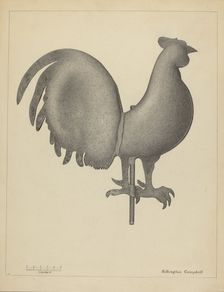 Weather Vane, c. 1936. Creator: Rollington Campbell