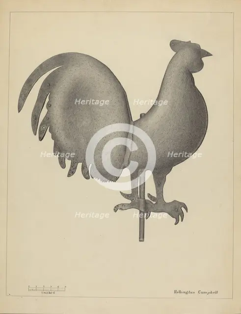 Weather Vane, c. 1936. Creator: Rollington Campbell.