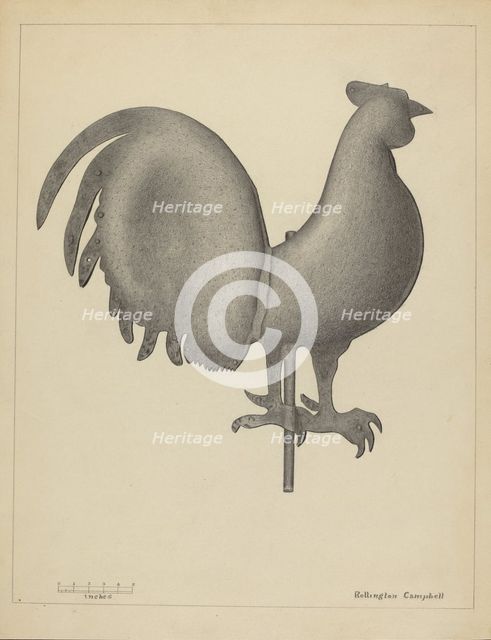 Weather Vane, c. 1936. Creator: Rollington Campbell.