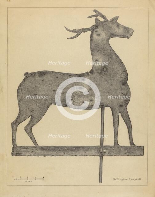 Weather Vane, c. 1936. Creator: Rollington Campbell.
