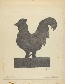 Weather Vane, c. 1936. Creator: Salvatore Borrazzo