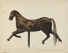 Weather Vane, c. 1937. Creator: Mina Lowry
