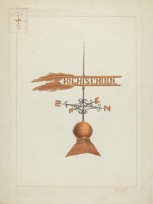 Weather Vane, c. 1937. Creator: Edward L Loper
