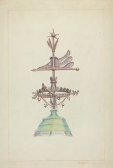 Weather Vane, c. 1937. Creator: Edward L Loper