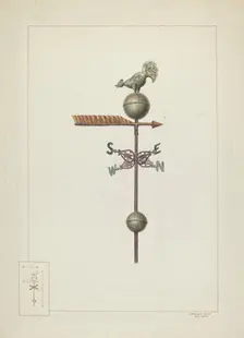 Weather Vane, c. 1937. Creator: Edward L Loper