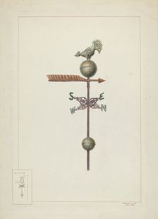 Weather Vane, c. 1937. Creator: Edward L Loper
