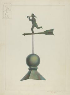 Weather Vane, c. 1937. Creator: Edward L Loper