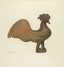 Weather Vane, c. 1937. Creator: H Langden Brown