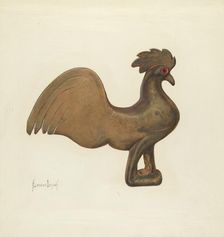 Weather Vane, c. 1937. Creator: H Langden Brown
