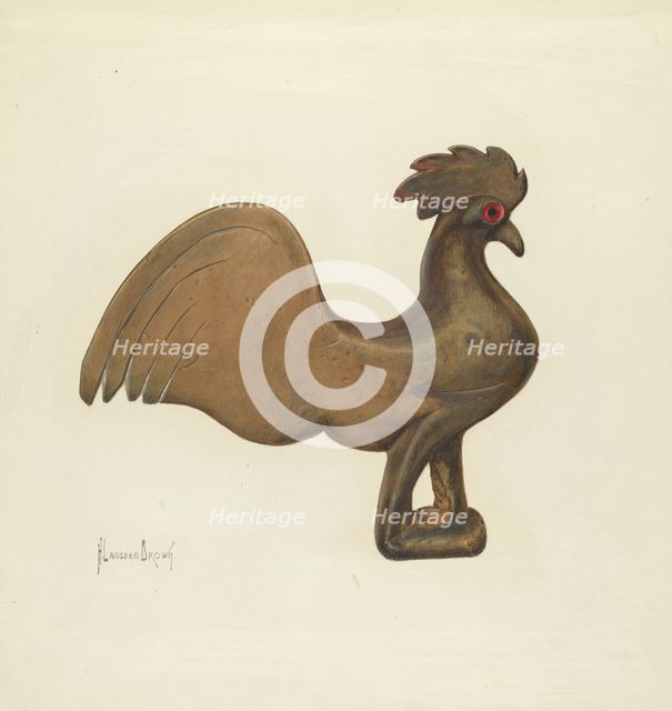 Weather Vane, c. 1937. Creator: H Langden Brown.