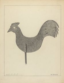 Weather Vane, c. 1937. Creator: Herman Bader