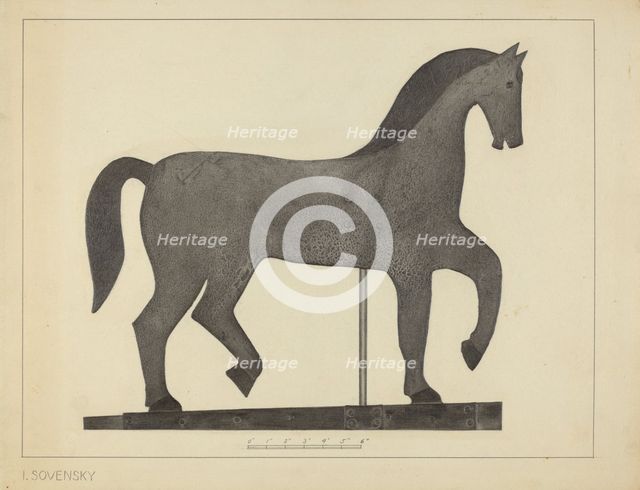 Weather Vane, c. 1937. Creator: Isidore Sovensky.
