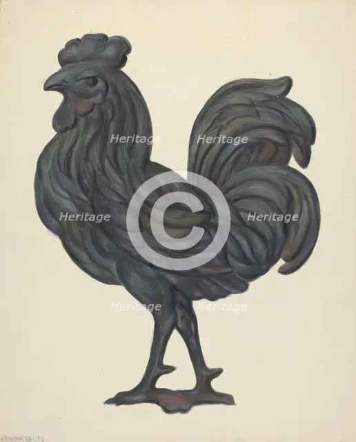 Weather Vane, c. 1937. Creator: Walter Hochstrasser.