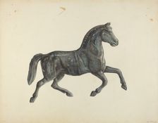 Weather Vane, c. 1938. Creator: Mina Lowry