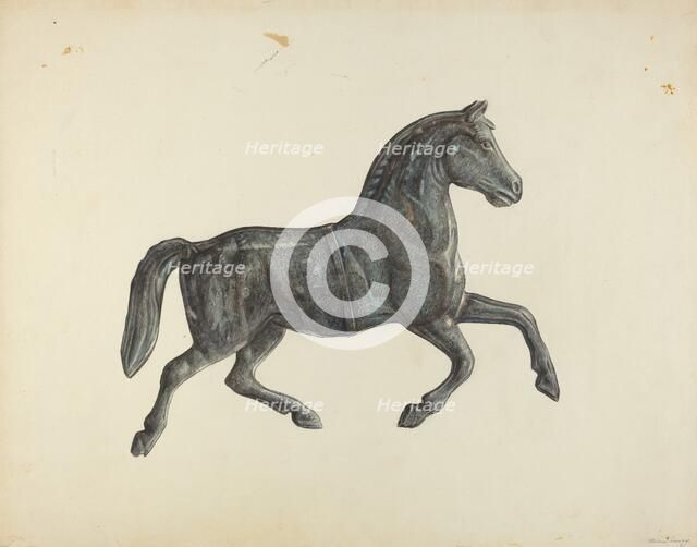 Weather Vane, c. 1938. Creator: Mina Lowry.