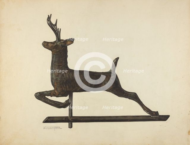 Weather Vane, c. 1938. Creator: Nicholas Acampora.
