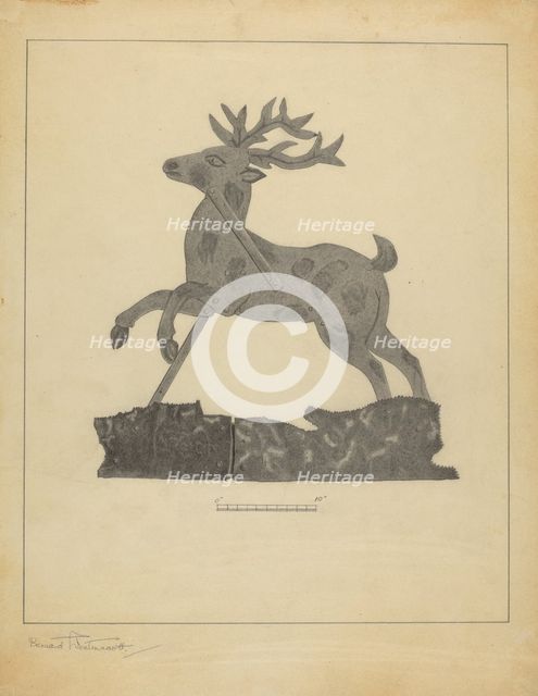 Weather Vane, c. 1938. Creator: Bernard Westmacott.