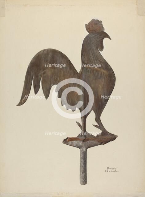 Weather Vane, c. 1938. Creator: Beverly Chichester.