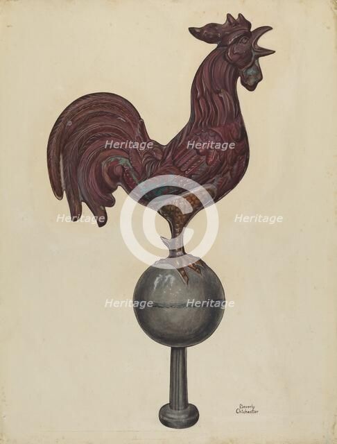 Weather Vane, c. 1938. Creator: Beverly Chichester.