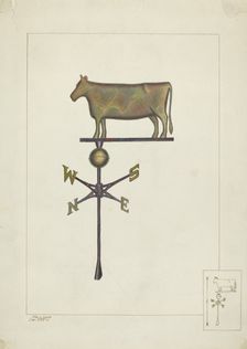 Weather Vane, c. 1938. Creator: Edward L Loper