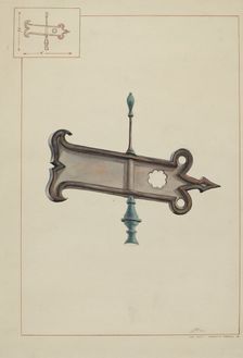 Weather Vane, c. 1938. Creator: Ernest A Towers Jr