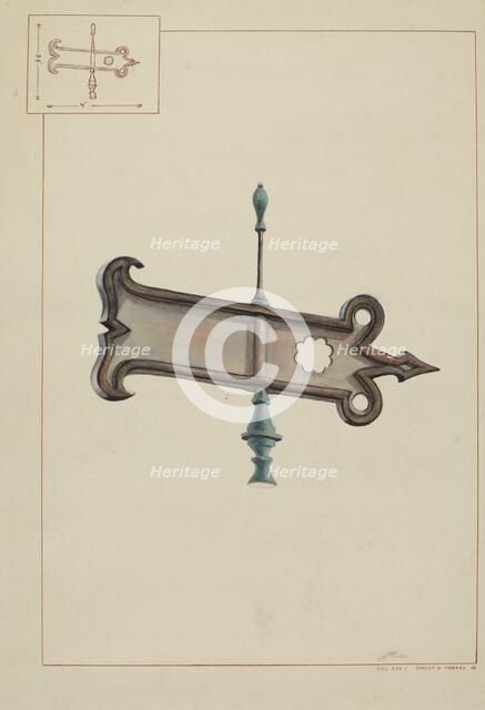 Weather Vane, c. 1938. Creator: Ernest A Towers Jr.