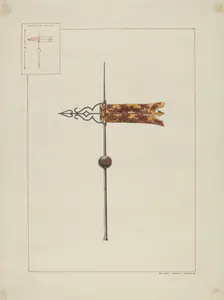 Weather Vane, c. 1938. Creator: Ernest A Towers Jr