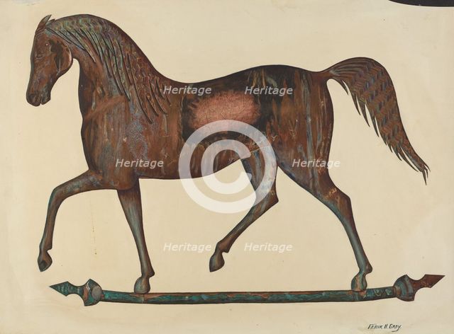 Weather Vane, c. 1938. Creator: Frank Gray.