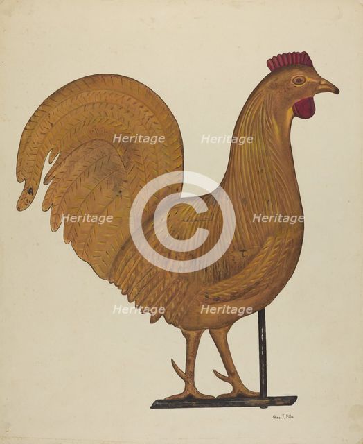 Weather Vane, c. 1938. Creator: George File.