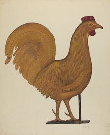 Weather Vane, c. 1938. Creator: George File