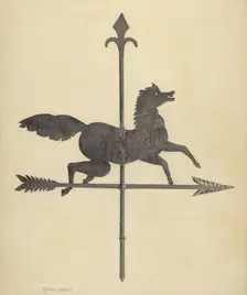 Weather Vane, c. 1938. Creator: Helen Hobart