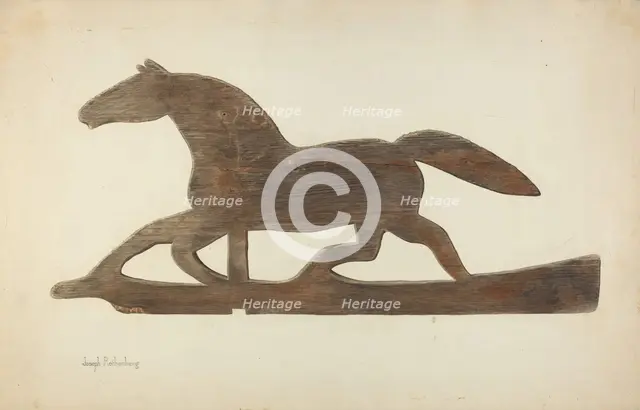 Weather Vane, c. 1938. Creator: Joseph Rothenberg.