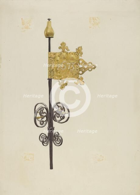 Weather Vane, c. 1938. Creator: Lucille Chabot.