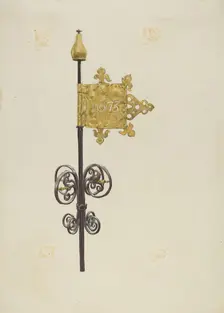 Weather Vane, c. 1938. Creator: Lucille Chabot