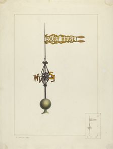 Weather Vane, c. 1938. Creator: Ralph Morton