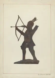 Weather Vane, c. 1938. Creator: Samuel Fineman