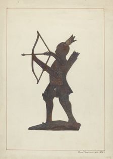 Weather Vane, c. 1938. Creator: Samuel Fineman