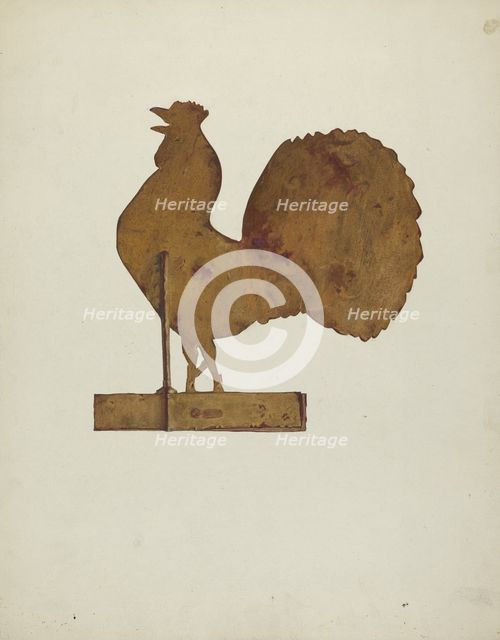 Weather Vane, c. 1938. Creator: Victor F Muollo.