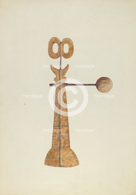 Weather Vane, c. 1939. Creator: Harriette Gale.