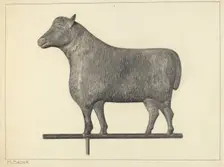 Weather Vane, c. 1939. Creator: Herman Bader
