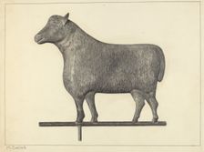 Weather Vane, c. 1939. Creator: Herman Bader