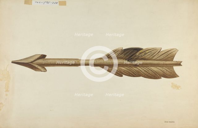 Weather Vane, c. 1939. Creator: Louis Plogsted.